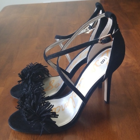 Sam Edelman Shoes - New Without Box Sam Edelman Suede Heels w/ Fringe